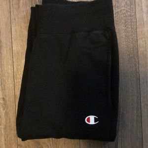 Black champion joggers